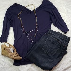 Gap Tunic, Navy Knit. Size: M.